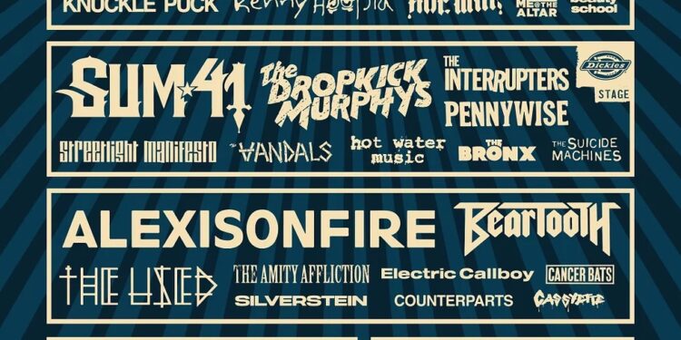 Slam Dunk Festival announces stage splits