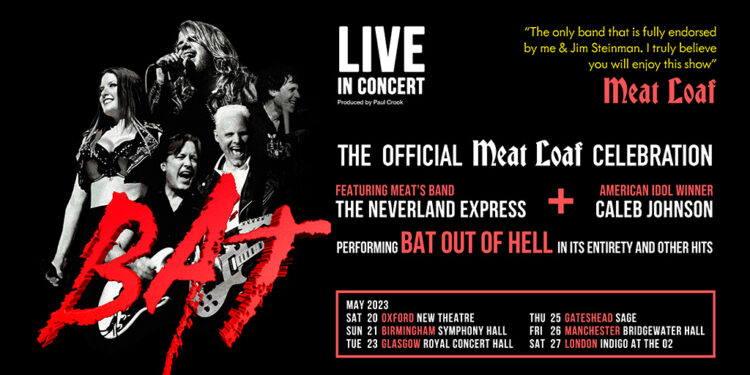 Bat – The Official Meat Loaf Celebration announces live dates for 2023