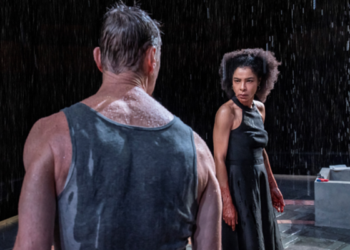 Sophie Okonedo and Ben Daniels in Medea @sohoplace. Photo credit Johan Persson