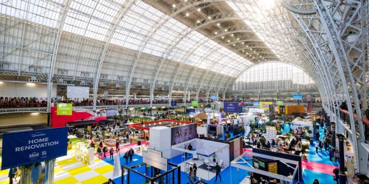 The Ideal Home Show 2023 at Olympia London.