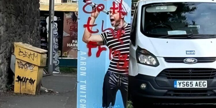Heartbreak for Edfringe Performer Who Sees Giant Poster Defaced