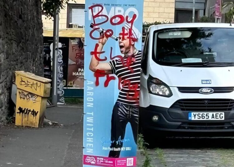 Heartbreak for Edfringe Performer Who Sees Giant Poster Defaced