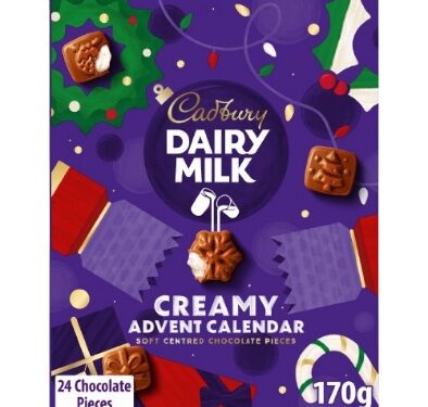 Christmas Treats Review: Cadbury Dairy Milk Creamy Advent Calendar