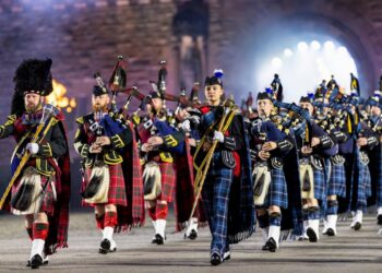 Out of the Smoke Came the Pipes and Drums