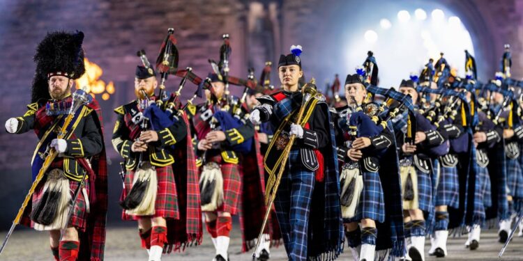 Out of the Smoke Came the Pipes and Drums